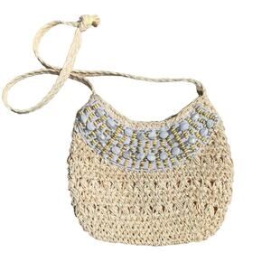Sun n Sand Boho Crochet Beaded Bag